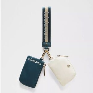 Lululemon Dual Pouch ColourWarp Teal/Gold/Bone